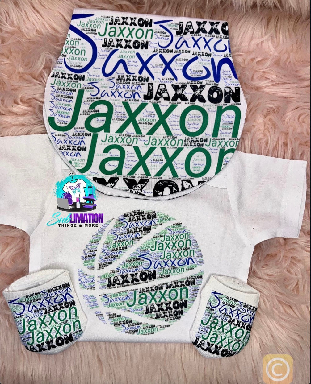 Baby Items Sublimated Bundle Set