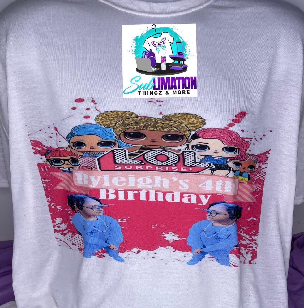 Sublimation Center Design Shirt