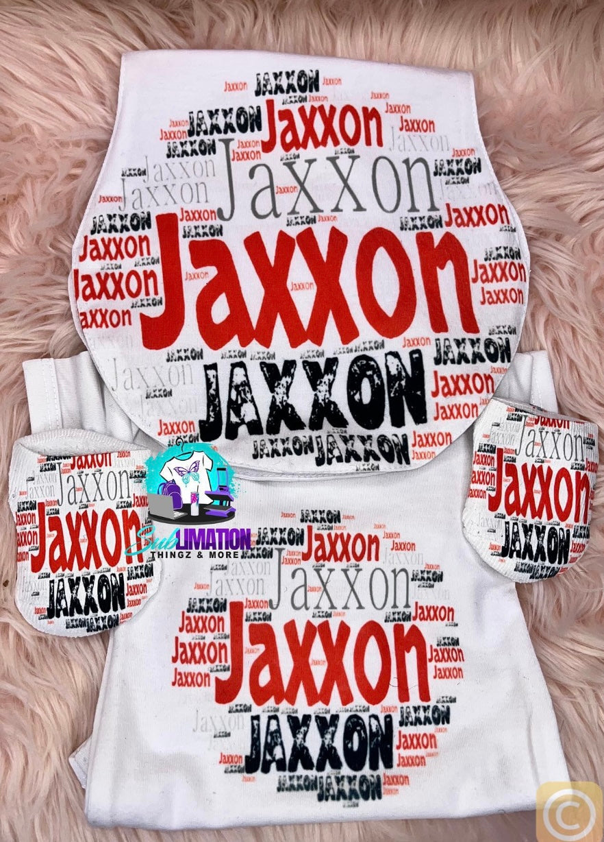 Baby Items Sublimated Bundle Set